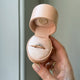 Crown of Joy Diamond Ring shown inside a blush pink Chupi ring box.