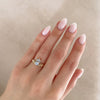 Thumbnail of Claddagh - Heart Cut Diamond Engagement Ring 14k White Gold
