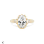 Love Letters - Bezel-Set Lab-Grown Diamond Engagement Ring