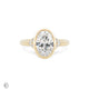 Thumbnail of Love Letters - Bezel-Set Lab-Grown Diamond Engagement Ring