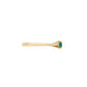 Side profile of the Love is All Emerald Engagement Ring in 14k solid gold, showing the polished band and elevated setting of the emerald.