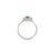 Love is All - Emerald Engagement Ring 14k White Gold