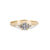 You, Me & Magic - Grey Diamond Engagement Ring 14k Gold