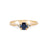 Love is All - Blue Sapphire Engagement Ring 14k Gold