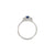 Love is All - Blue Sapphire Engagement Ring 14k White Gold