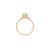 Love’s Life - Eternity Cushion Cut Diamond Engagement Ring 14k Gold