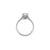 Moonlight  - Oval Diamond Engagement Ring 14k White Gold