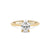 Moonlight - Oval Diamond Engagement Ring 14k Gold