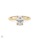 Moonlight - Oval Diamond Engagement Ring 14k Gold