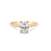Thumbnail of Moonlight - Oval Diamond Engagement Ring 14k Gold