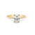 Moonlight - Oval Diamond Engagement Ring 14k Gold