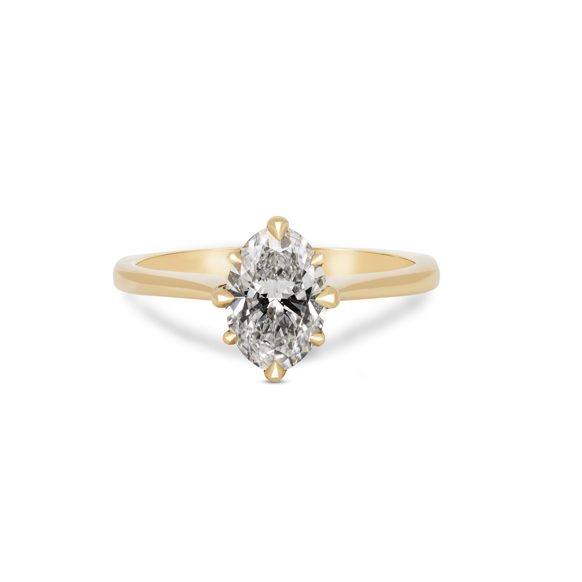 Moonlight 1ct Lab Grown Oval Diamond Engagement Ring Chupi