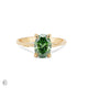 Moonlight - Green Lab Grown Diamond Engagement Ring 14k Gold
