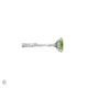 Moonlight - Green Lab Grown Diamond Engagement Ring 14k White Gold