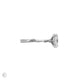 Side profile of the Moonlight Oval Diamond Engagement Ring in 14k white gold, showing the intricate twig band texture and elevated setting of the oval diamond.