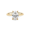 Thumbnail of Moonlight - Oval Diamond Engagement Ring 14k Gold