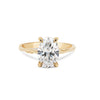 Thumbnail of Moonlight - Oval Diamond Engagement Ring 14k Gold
