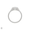 Thumbnail of North Star - Diamond Signet North South Ring in White Gold