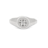 Thumbnail of North Star Lab Grown Diamond Original Signet Ring - 14k White Gold