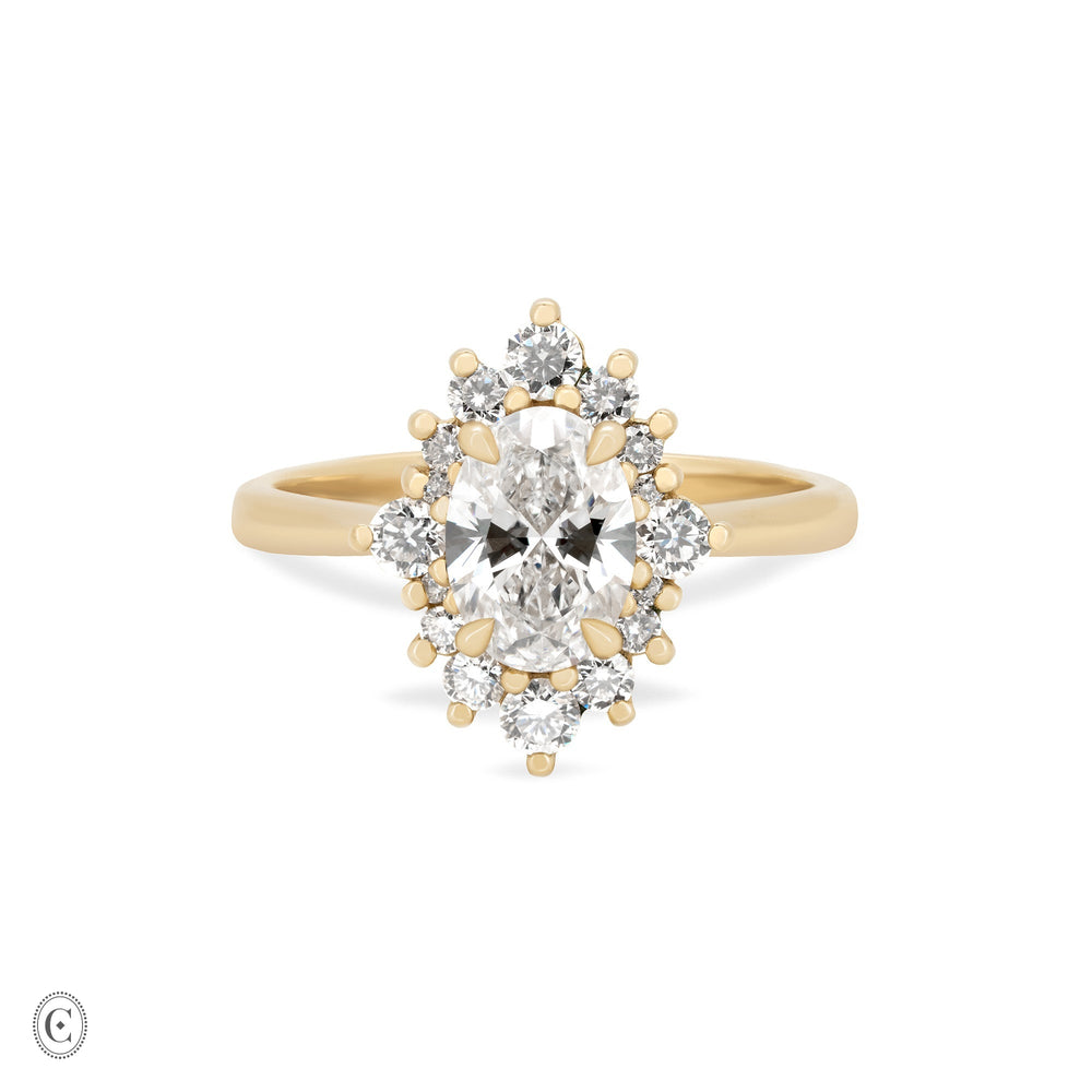 The Princess Ring Diamond Engagement Ring - 14k Gold