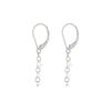 Thumbnail of Raindrop Diamond Earrings - 14k White Gold