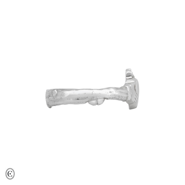 Alternative view of Silver Chupi Claddagh Signet Ring