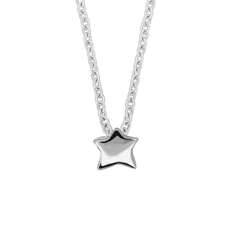 Sterling Silver Star Necklace by Chupi Jewellery