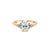 Starlight - Oval Diamond Engagement Ring 14k Gold