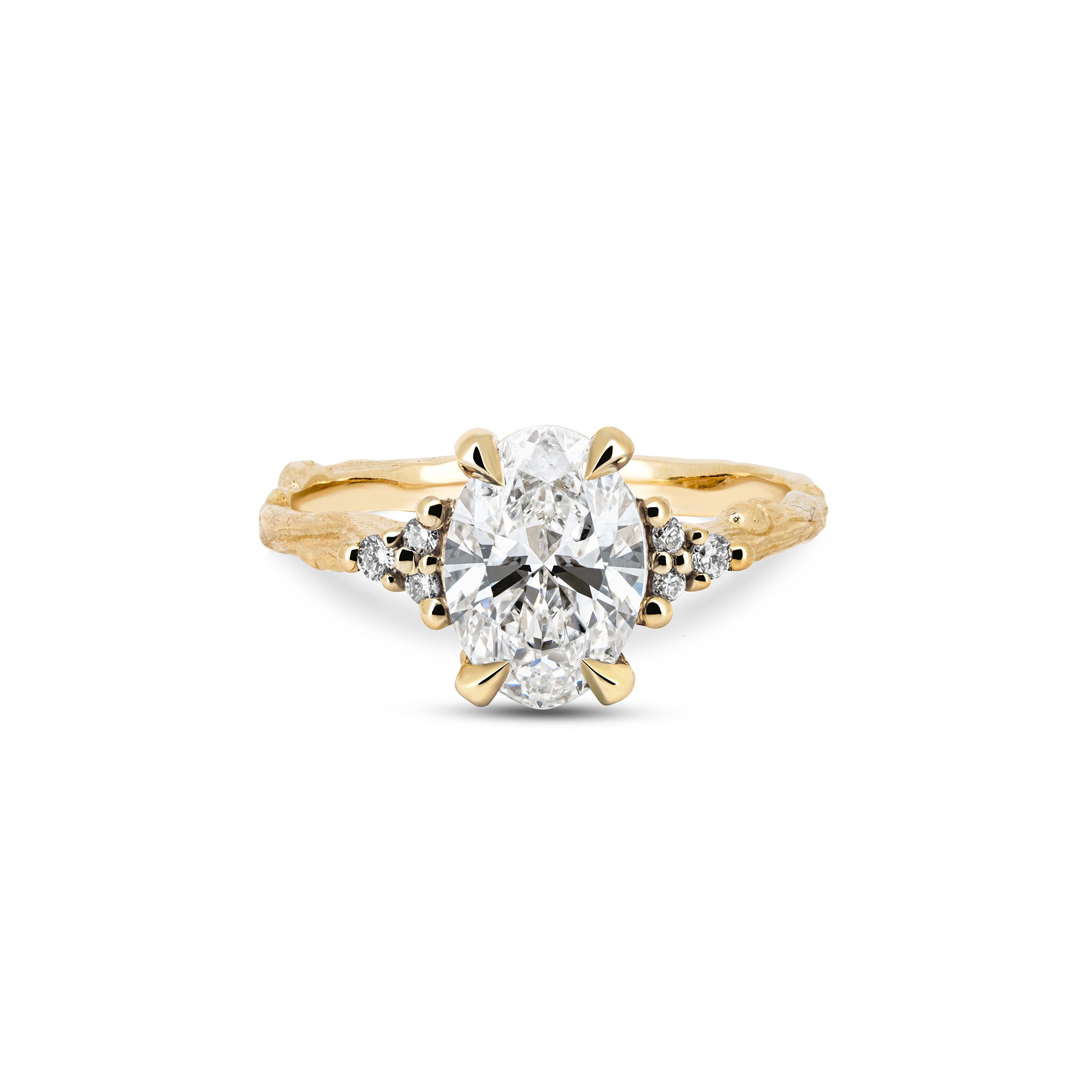 Starlight Oval Diamond Engagement Ring Chupi