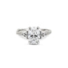 Thumbnail of Starlight - Oval Diamond Engagement Ring 14k White Gold