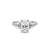 Starlight - Oval Diamond Engagement Ring 14k White Gold