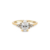 Thumbnail of Front view of the Starlight 1ct Oval Diamond Engagement Ring in 14k solid gold, featuring an oval diamond with a polished band.