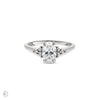 Thumbnail of Starlight - Oval Diamond Engagement Ring 14k White Gold