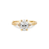 Thumbnail of Front view of the Starlight 1ct Oval Diamond Engagement Ring in 14k solid gold, featuring an oval diamond with a twig band.