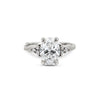 Thumbnail of Starlight - Oval Diamond Engagement Ring 14k White Gold