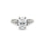 Starlight - Oval Diamond Engagement Ring 14k White Gold