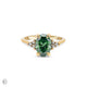 Thumbnail of Starlight - Green Lab Grown Diamond Engagement Ring 14k Gold