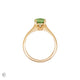 Moonlight - Green Lab Grown Diamond Engagement Ring 14k Gold