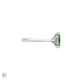 Starlight - Green Lab Grown Diamond Engagement Ring 14k White Gold