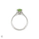 Moonlight - Green Lab Grown Diamond Engagement Ring 14k White Gold