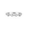 Thumbnail of Stars in the Sky Four Diamond Eternity Ring - 14k White Gold Polished Band