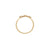 Stars in the Sky Three Diamond Ring - 14k Gold Polished Band