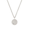 Thumbnail of Sun, Moon & Stars Lab Grown Diamond Necklace - 14k White Gold