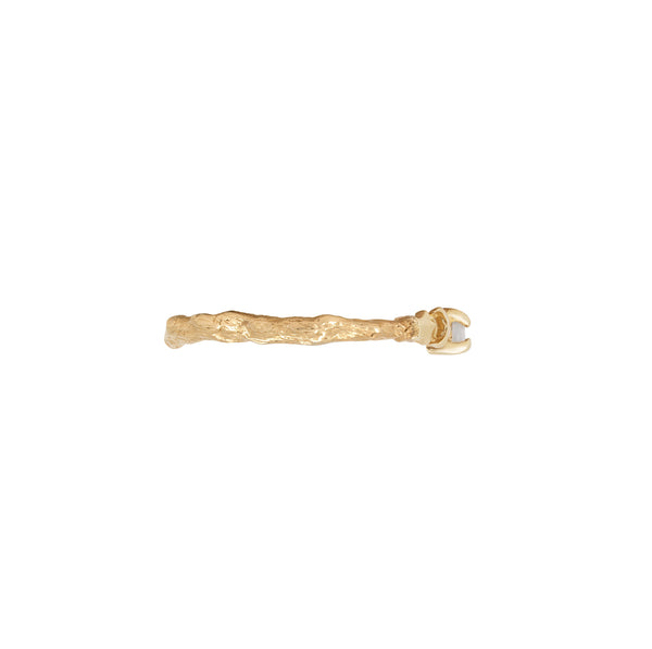 Alternative view of Sun, Moon & Stars Opal Ring - 14k Gold