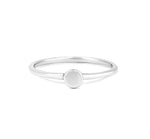 Thumbnail of Front view of the Sterling Silver Sun Ring, a delicate polished band with a small sunburst motif.