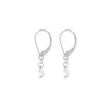 Thumbnail of Teardrop Diamond Earrings - 14k White Gold