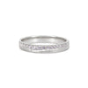 Thumbnail of The Light Within Lab Grown Diamond Slim Band - 14k White Gold
