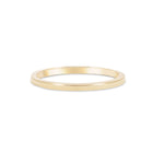 Thumbnail of Front view of the Timeless Love 2mm Wedding Band in 14k gold, a thin, polished wedding band.