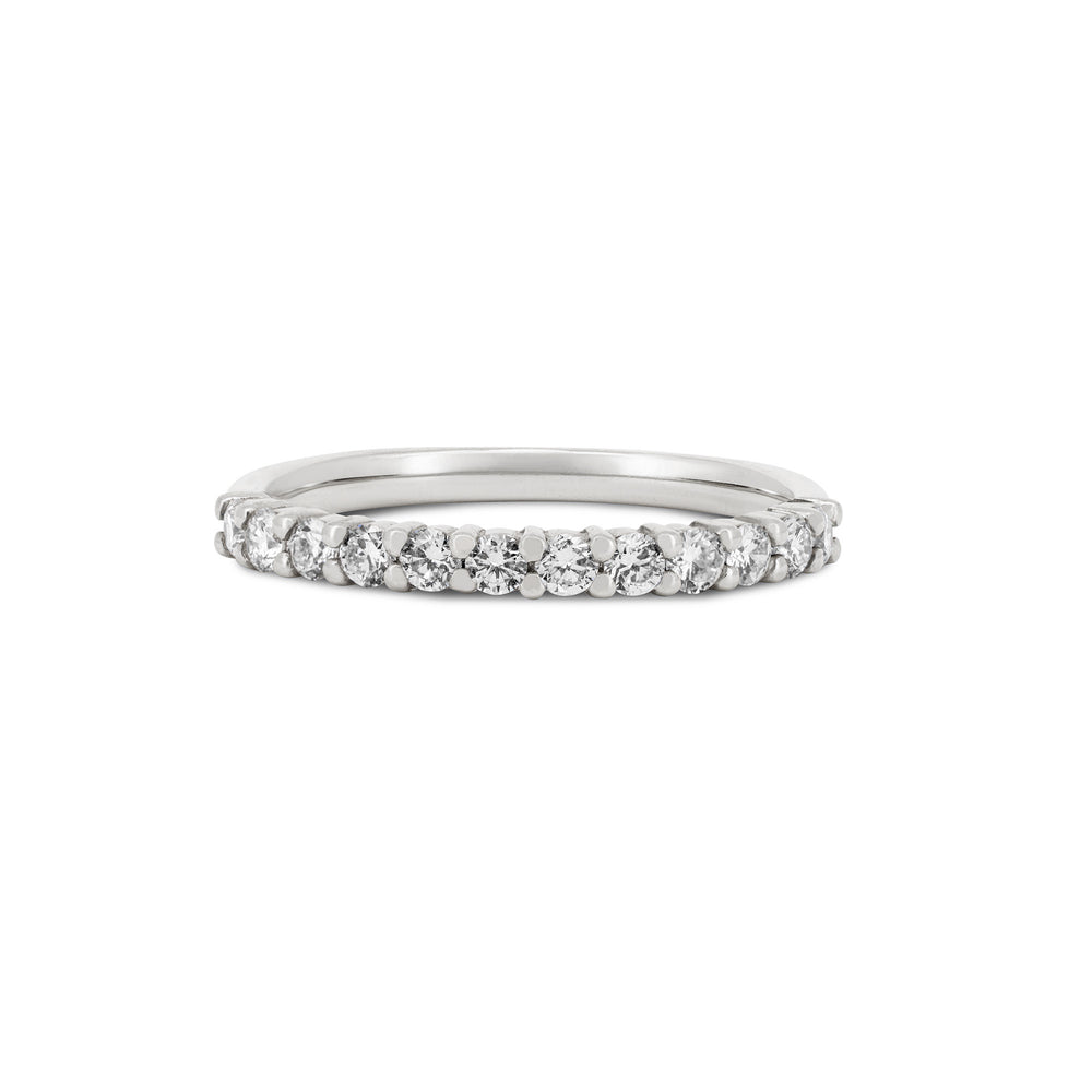 Tomorrow - Diamond Eternity Ring 14k White Gold Polished Band