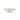 Guiding Light Trilogy - Oval Diamond Engagement Ring 14k Gold
